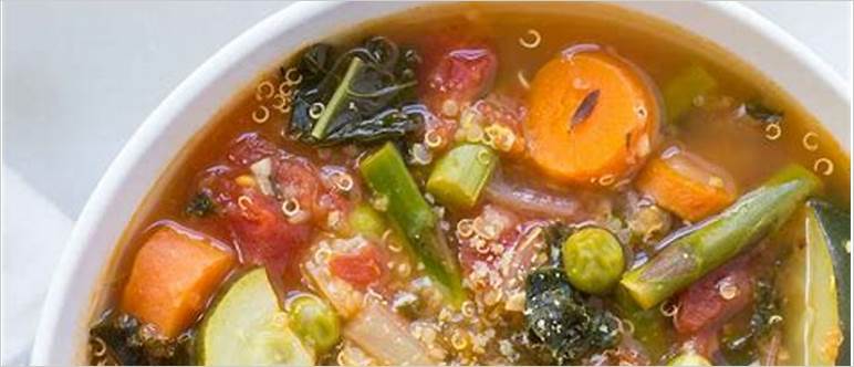 High protein vegetarian soups